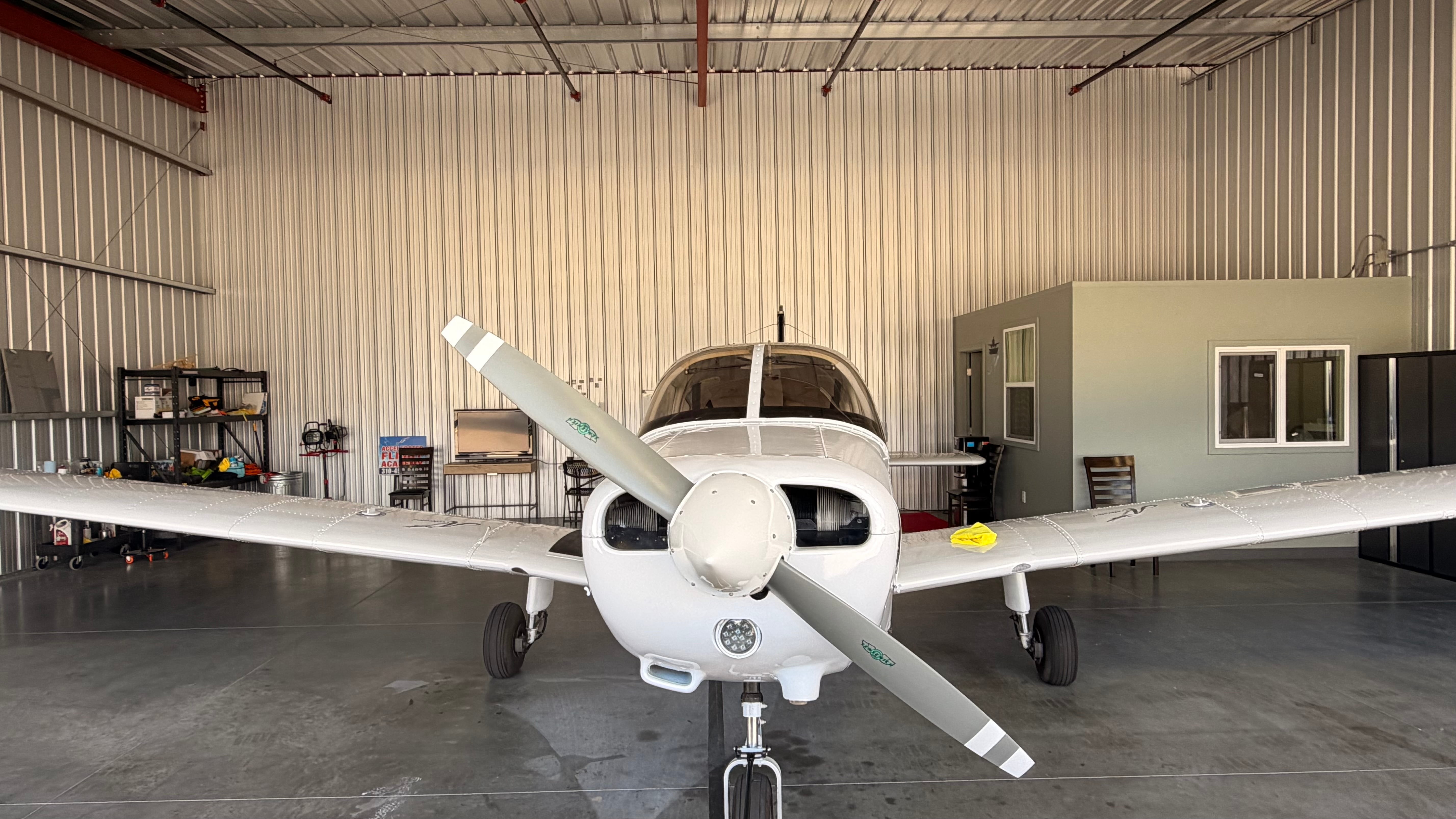 Private Pilot student cockpit training at Van Nuys Airport